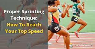 proper sprinting technique how to