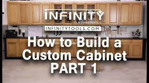 how to build a custom cabinet part 1