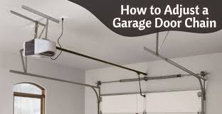 how to adjust a garage door chain