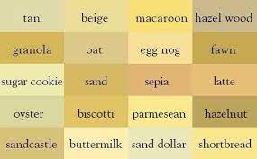 Tan Color Wheel Color Names Color