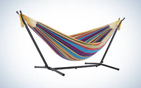 Most outdoor hammocks contain a blend of polyester and cotton or nylon, with fading. Best Hammock Camping Backyard Hammocks Popular Science Newsbinding