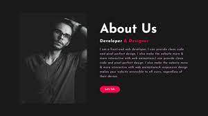 us page using html and css