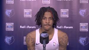 Memphis grizzlies guard ja morant suffered a grade two left ankle sprain against the nets on monday. 1 27 21 Ja Morant Media Availability Memphis Grizzlies