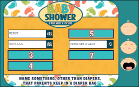baby shower guessing games