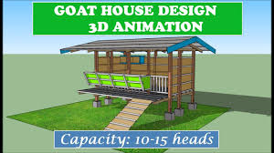 simple goat house design 3d animation