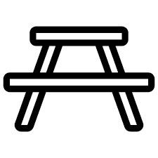 Outdoor Icon Table Icon Bench Icon