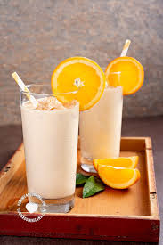 recipe video milk and orange juice drink