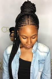 Feel free to wear this style straight and polished, but also be encouraged to use some gel to create an edgy bang style. 48 Attention Grabbing Fulani Braids Ideas To Copy In 2020