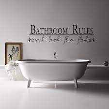 Quote Wall Decal Wall Words Bathroom