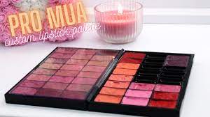 pro mua custom lipstick palette