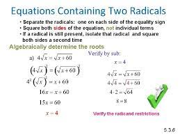 math 20 1 chapter 5 radical expressions and
