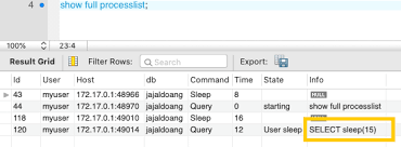 sql query timeout with golang context