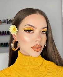 18 best yellow makeup looks that are