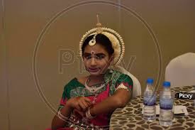 beautiful indian clical dancer in