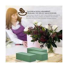 Foam is available in many shapes and the foam, whether wet or dry, holds flower stems in the precise positioning the designer envisioned without the instability a flower frog often causes. 9x4inch Wet Floral Foam Bricks Green Styrofoam Blocks For Floral Arrangement 8pcs Craft Supplies Kolenik Floral Arranging