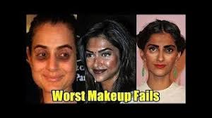 worst bollywood celebrities makeup