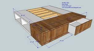 king storage bed diy storage bed