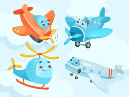 cartoon airplane images free