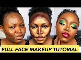 how to do a full face tutorial very