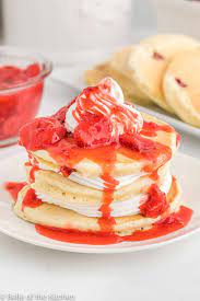 strawberry pancakes belle of the kitchen