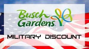 busch gardens theme parks military