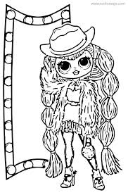 Collect all 6 lol surprise movie magic omg fashion dolls and create the greatest film the universe has ever seen! Omg Doll Coloring Pages Coloring Home