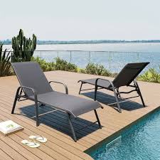 Guyden Outdoor Metal Chaise Lounge