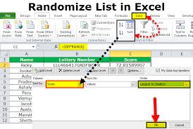 Randomize List In Excel Example How To Sort A List Randomly