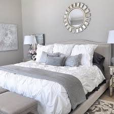gray headboard bedroom ideas design