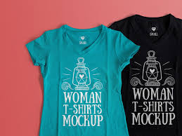 set of women t shirt mockups mockup world