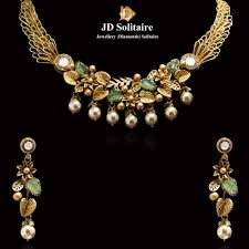 gold pearl necklace designs with
