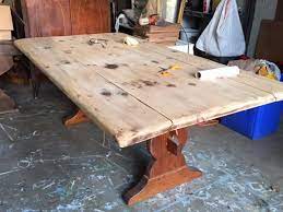 How To Stain A Pine Table Top