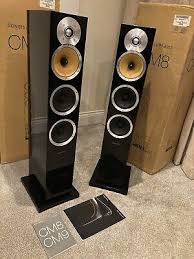 b w cm8 floorstanding speakers gloss
