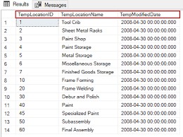 select into temp table statement in sql