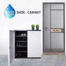 Ls cabinet, window & door hinges singapore. Quube Water Resistant Modern Shoe Cabinet Heavy Duty Plastic Shoe Cabine Furniture Deco