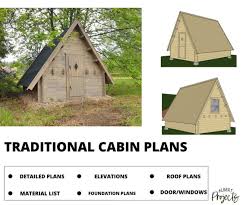 15 X 10 Traditional Cabin Plans Small