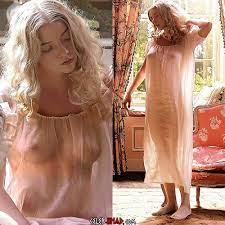 Anya Taylor-Joy Nude Boobs In A See Through Gown Enhanced
