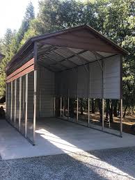 This sturdy sheeting provides structural integrity, privacy and weather proofing to your diy carport. Metal Carports Garages Sheds Barns More American Steel Carports