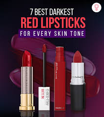 7 best dark red lipsticks for every