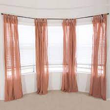 decopolitan dry bay window curtain rod set oil rubbed bronze