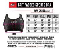 La Gear Sports Bra Size Chart Adidas Golf Clothing Size
