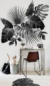 Black And White Leaveswall Decals