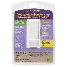 Lutron Ms Ops5mh Wh White Occupancy Sensor Switch Walmart Com