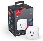 Collection Wi-Fi Smart Plug, No Hub Required, Voice Activated, 1 Grounded Outlet, White (1-Pack, 15A) 50114 Globe Electric