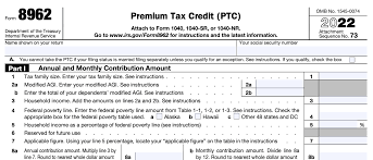 irs form 8962 calculate your premium