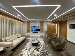 design with false ceiling light