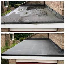 Firestone rubbercover is the ideal roofing material for small residential flat roofs, such as garages and home extensions. Flat Roofs Bamford Roofing Rochdale Manchester