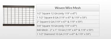 Woven And Welded Wire Mesh Wire Product Specifications C Ss