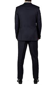 Luciano Barbera Club Mens Slim Fit Wool Two Button Suit
