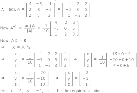 Solve System Of Linear Equations Using